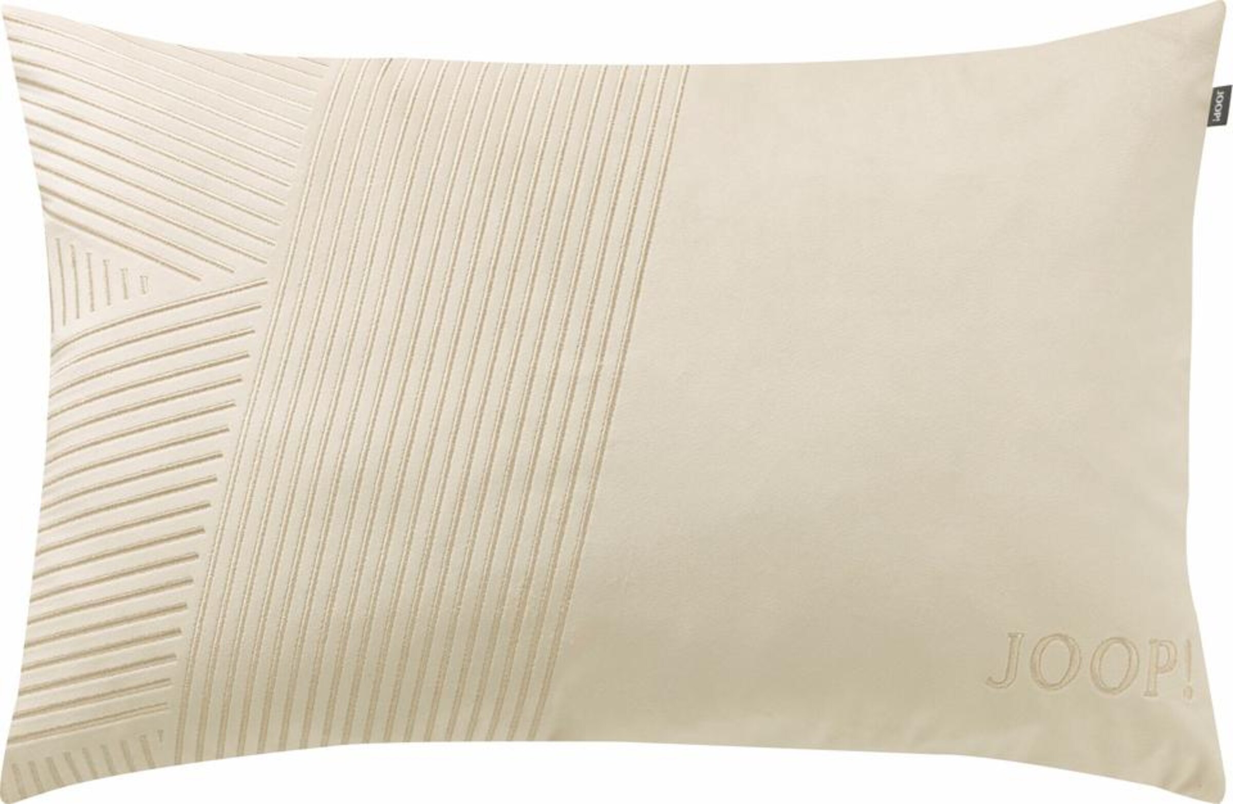 JOOP! - Kissenbezug, 'Squared' in beige