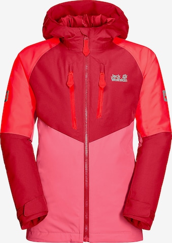 JACK WOLFSKIN Outdoor jacket in Pink: front