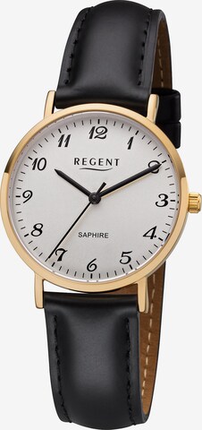 REGENT Analog Watch in Black: front