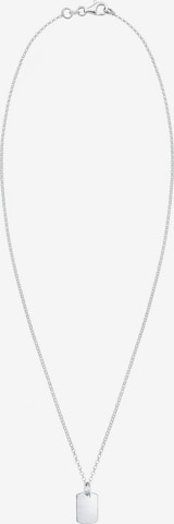 KUZZOI Necklace 'Dog Tag' in Silver: front