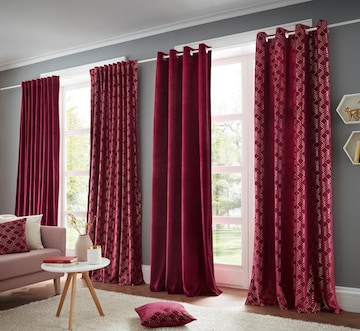 MY HOME Curtains & Drapes in Red: front