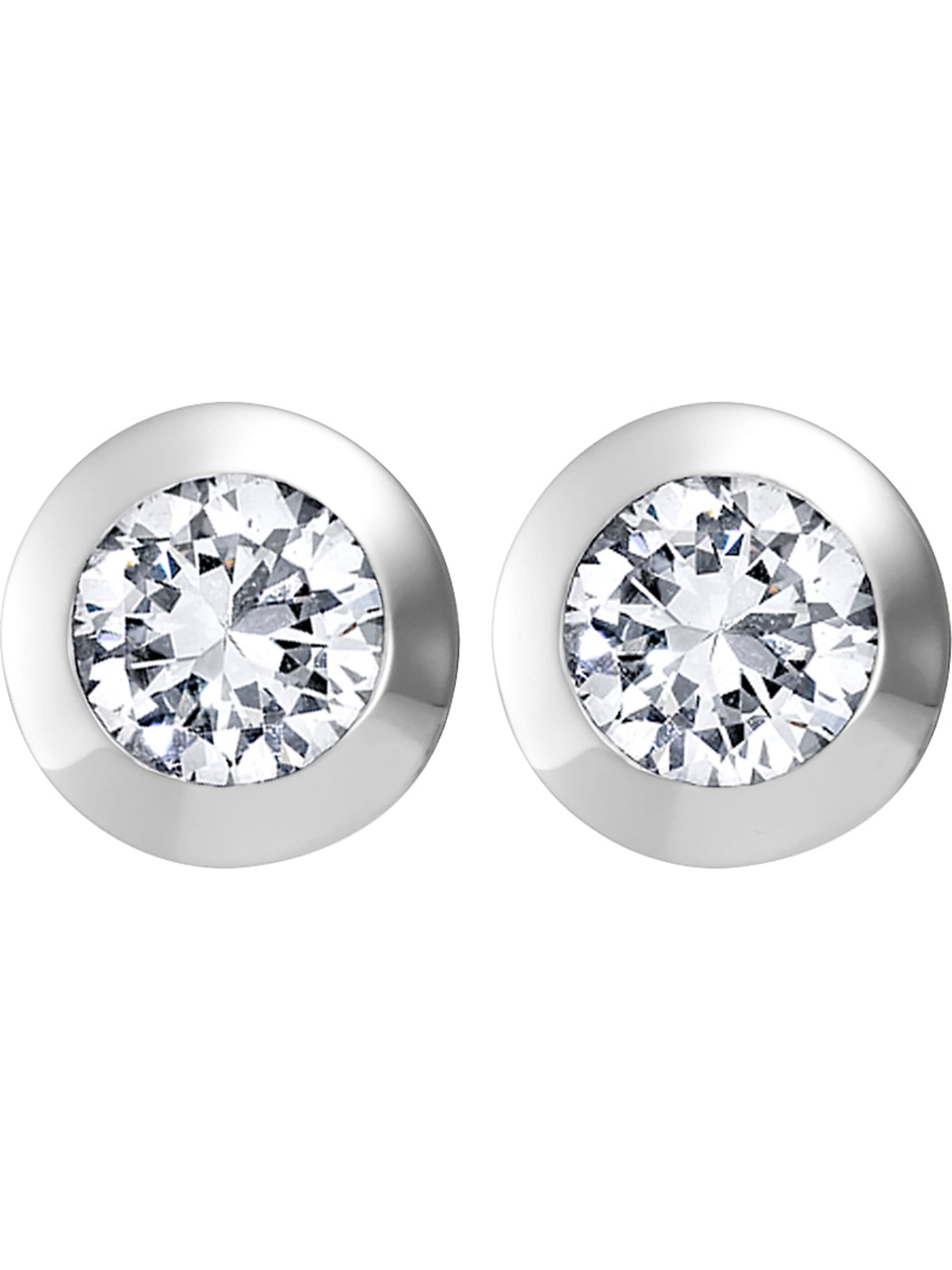 JETTE Earrings 'Magic' in Silver: front