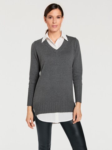 heine Longpullover in Grau: predná strana