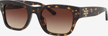 Lunettes de soleil Tory Burch en marron : devant