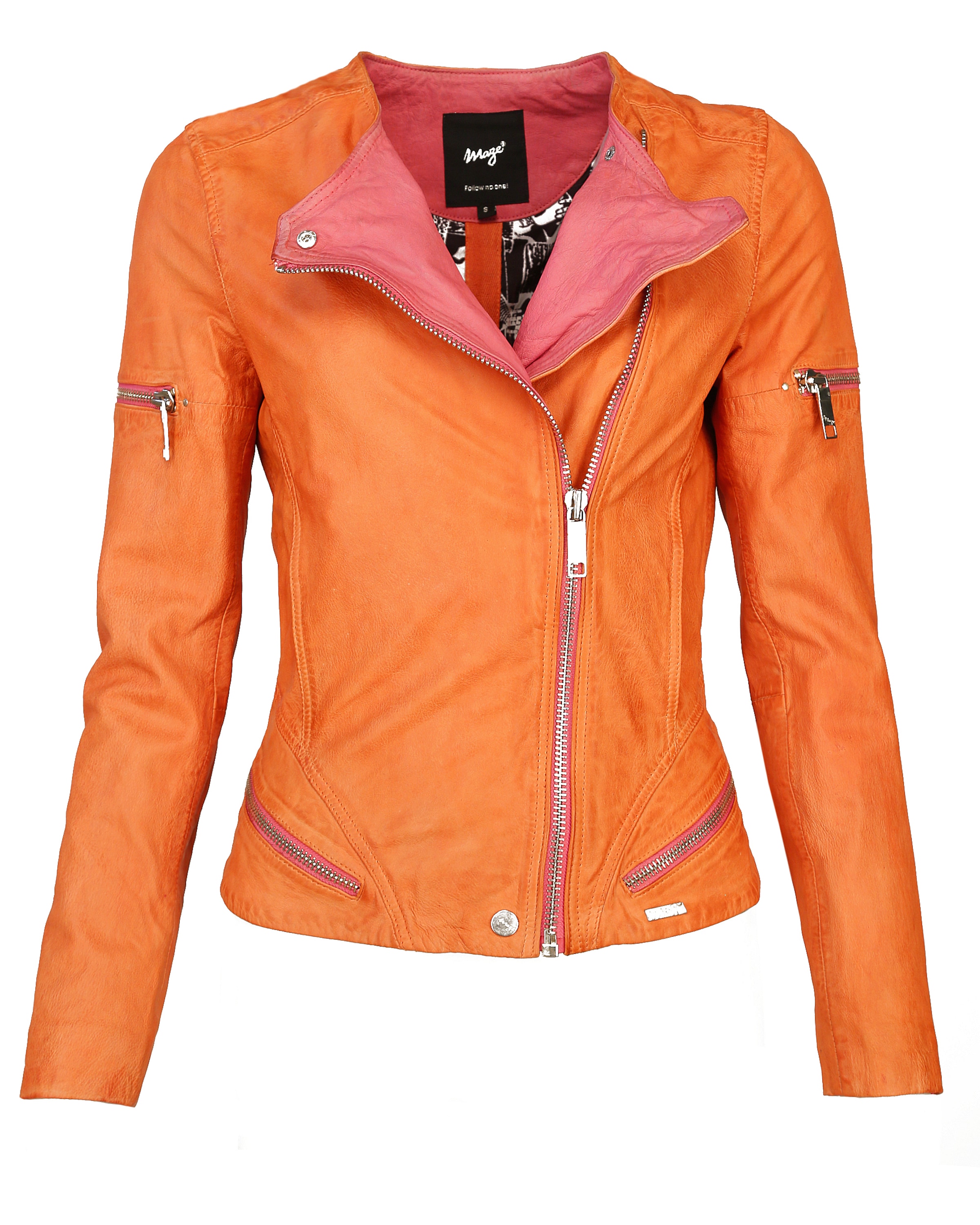 Maze Tussenjas ' Diamond ' in Oranje: voorkant