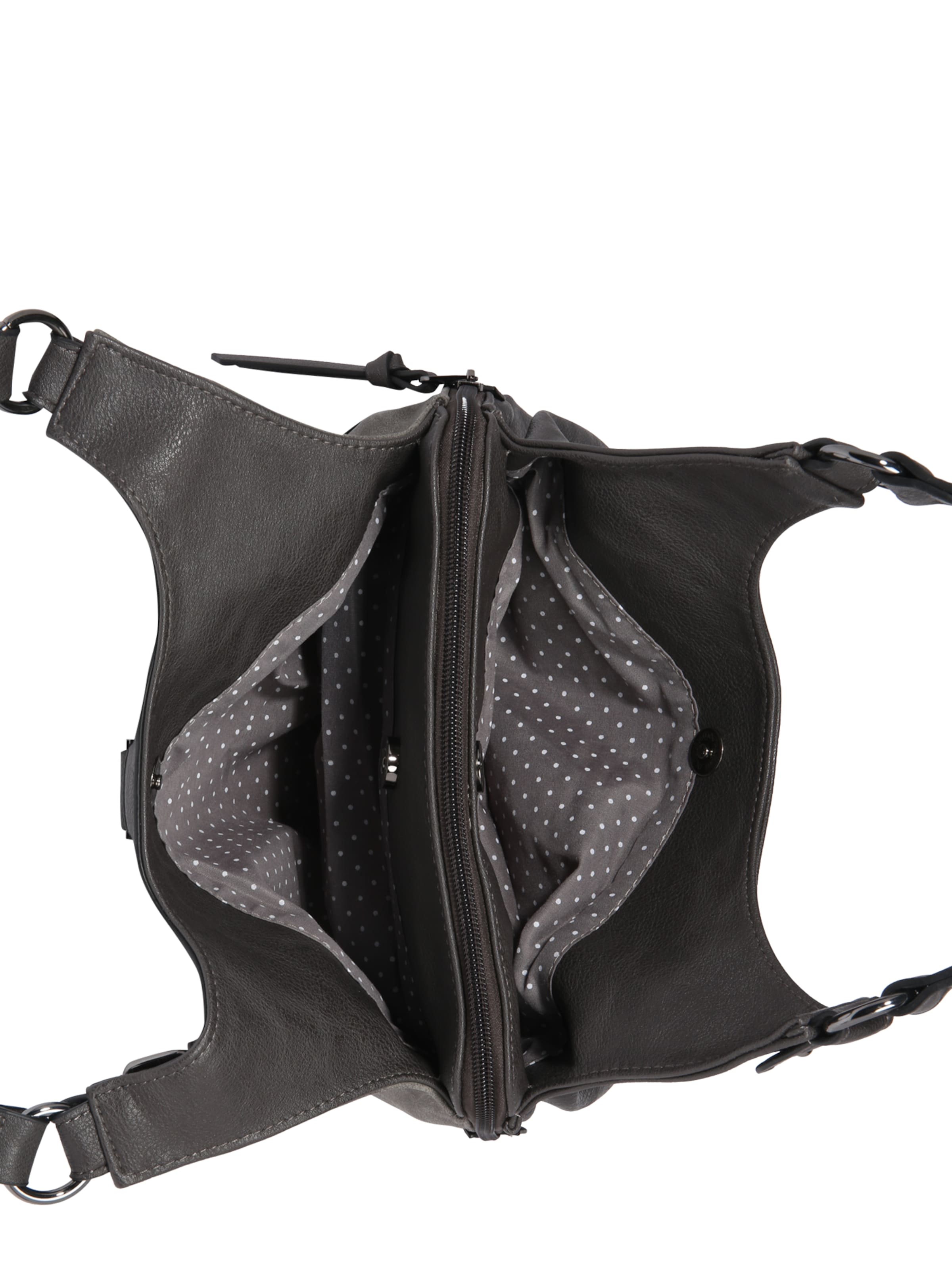 TOM TAILOR Shopper 'Juna' in Grey: top