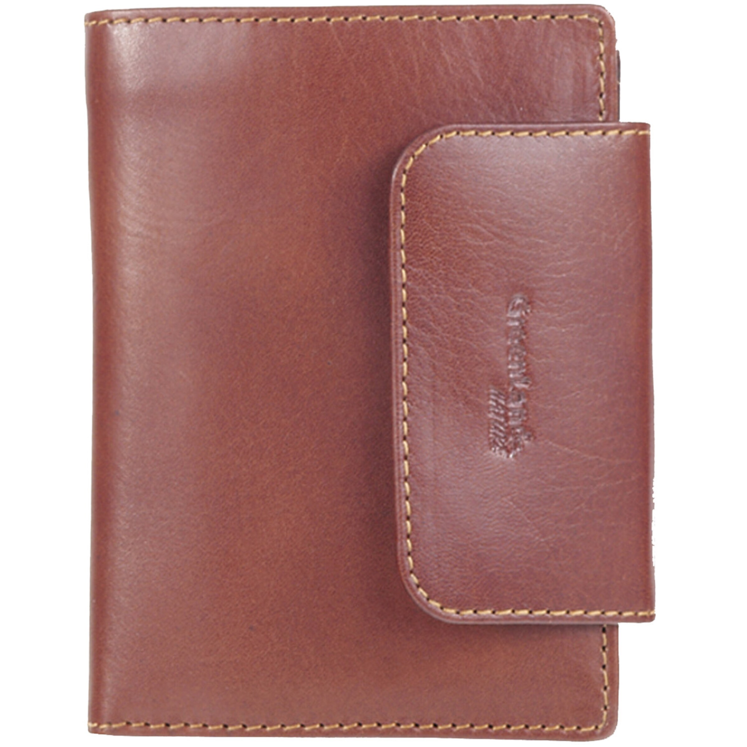 Portamonete di Greenland Nature in marrone: frontale