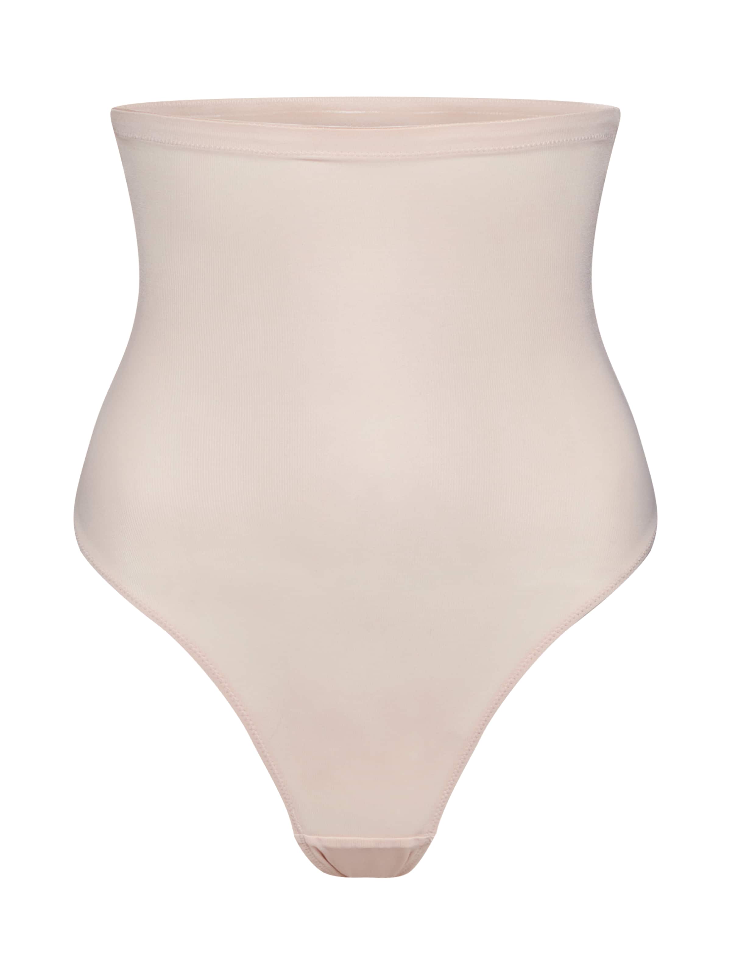 MAGIC Bodyfashion Normální Stahovací prádlo 'Hi-Waist Thong' – béžová: přední strana