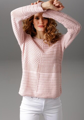 Aniston CASUAL Pullover in Pink