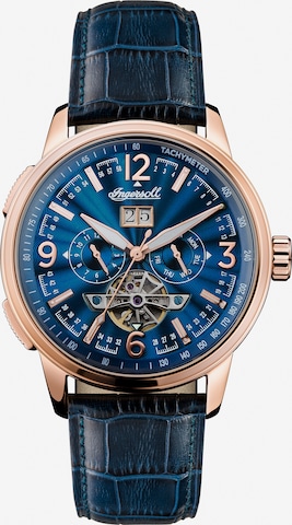 INGERSOLL Analog Watch 'THE REGENT I00301' in Blue: front