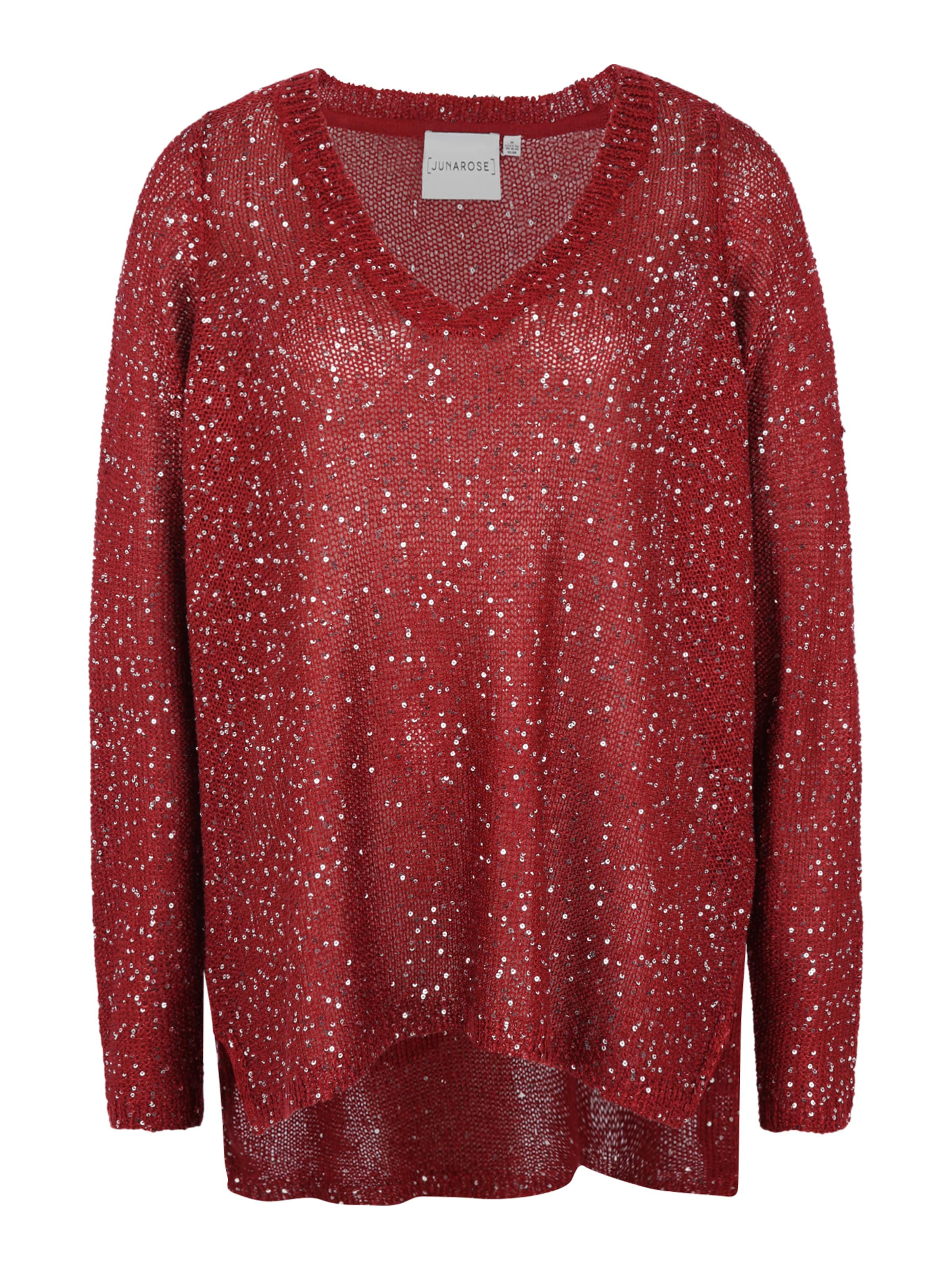 Junarose - Trui 'PILOU' in de kleur Rood