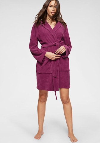 MY HOME Dressing Gown in Purple: front