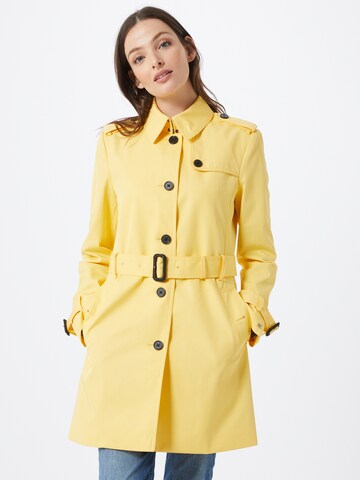 Manteau mi-saison TOMMY HILFIGER en jaune : devant