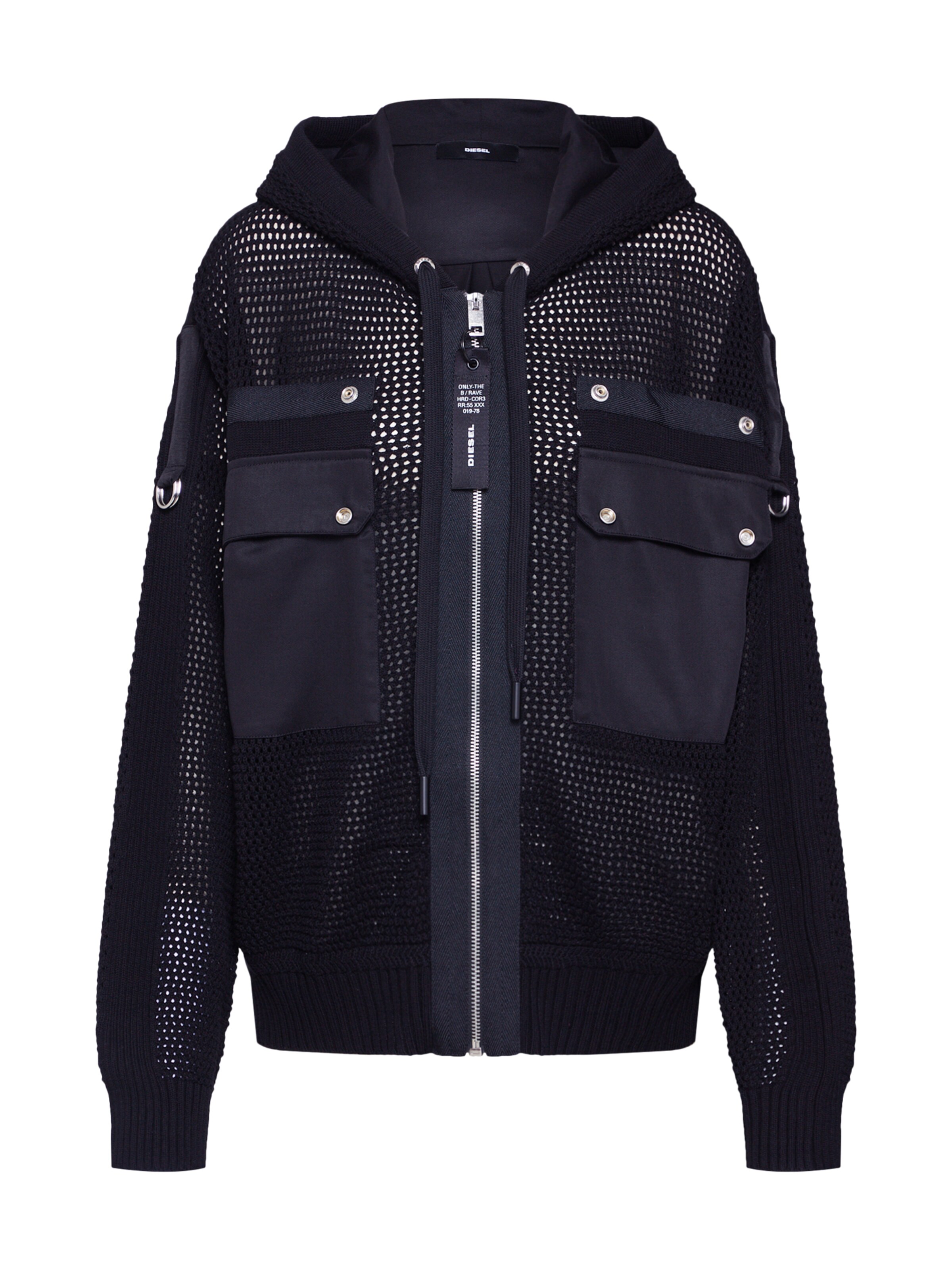 DIESEL - Tussenjas 'M-MILY' in de kleur Zwart