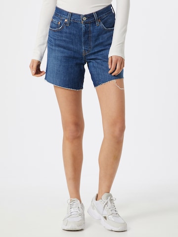 Regular Jean '501 Rolled Short' LEVI'S ® en bleu : devant