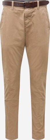 Coupe slim Pantalon chino s.Oliver en beige : devant