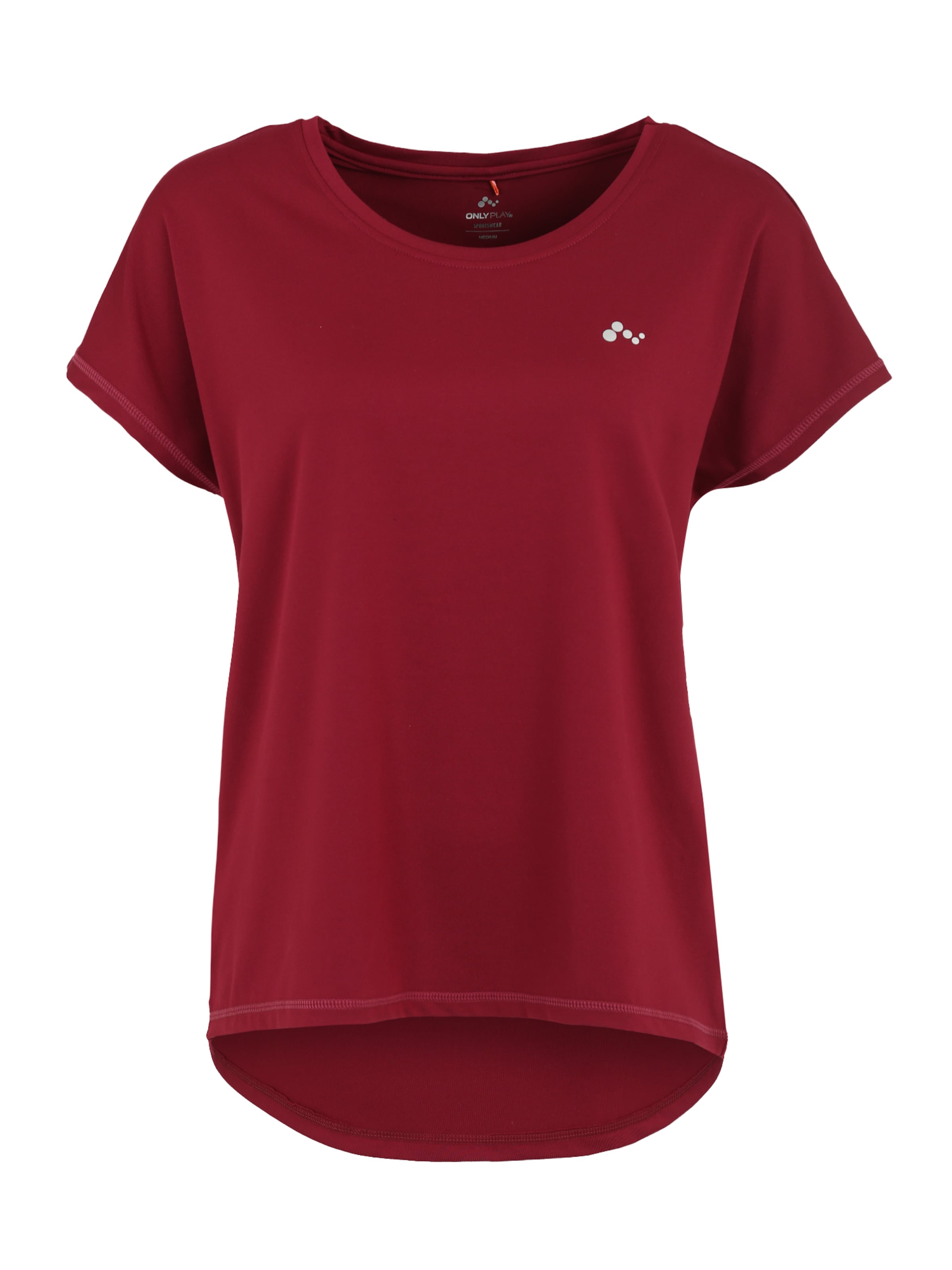 ONLY PLAY Funktsionaalne särk 'Aubree', värv punane: eest vaates