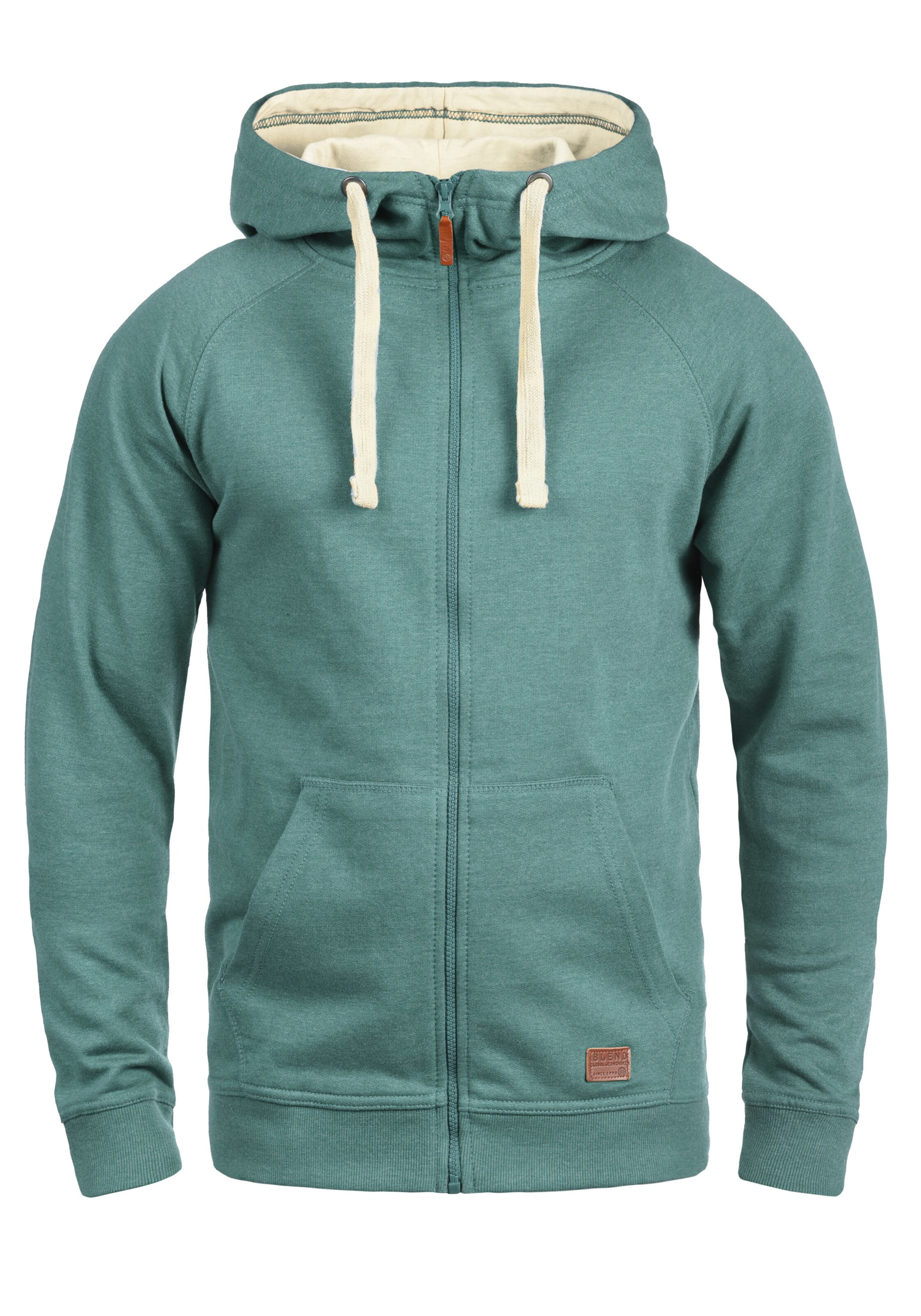 BLEND Sweatjacke 'Speedy' in Grün: Vorderseite