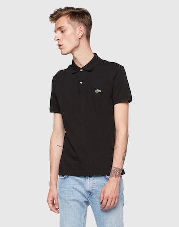 LACOSTE Slim fit Shirt in Black: front