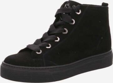 SEMLER High-Top Sneakers in Black: front