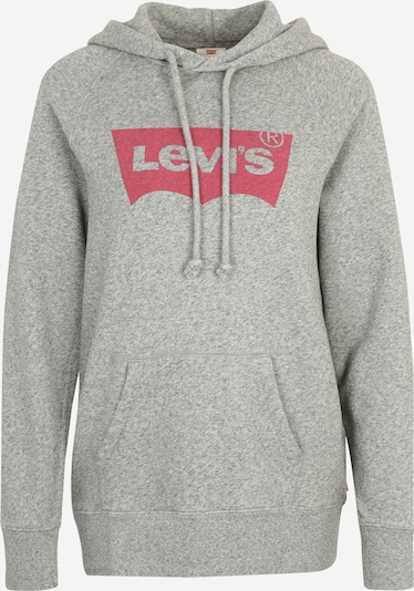 LEVI'S ® Sweat-shirt 'Graphic Sport Hoodie' en gris chiné / rouge pastel, Vue avec produit