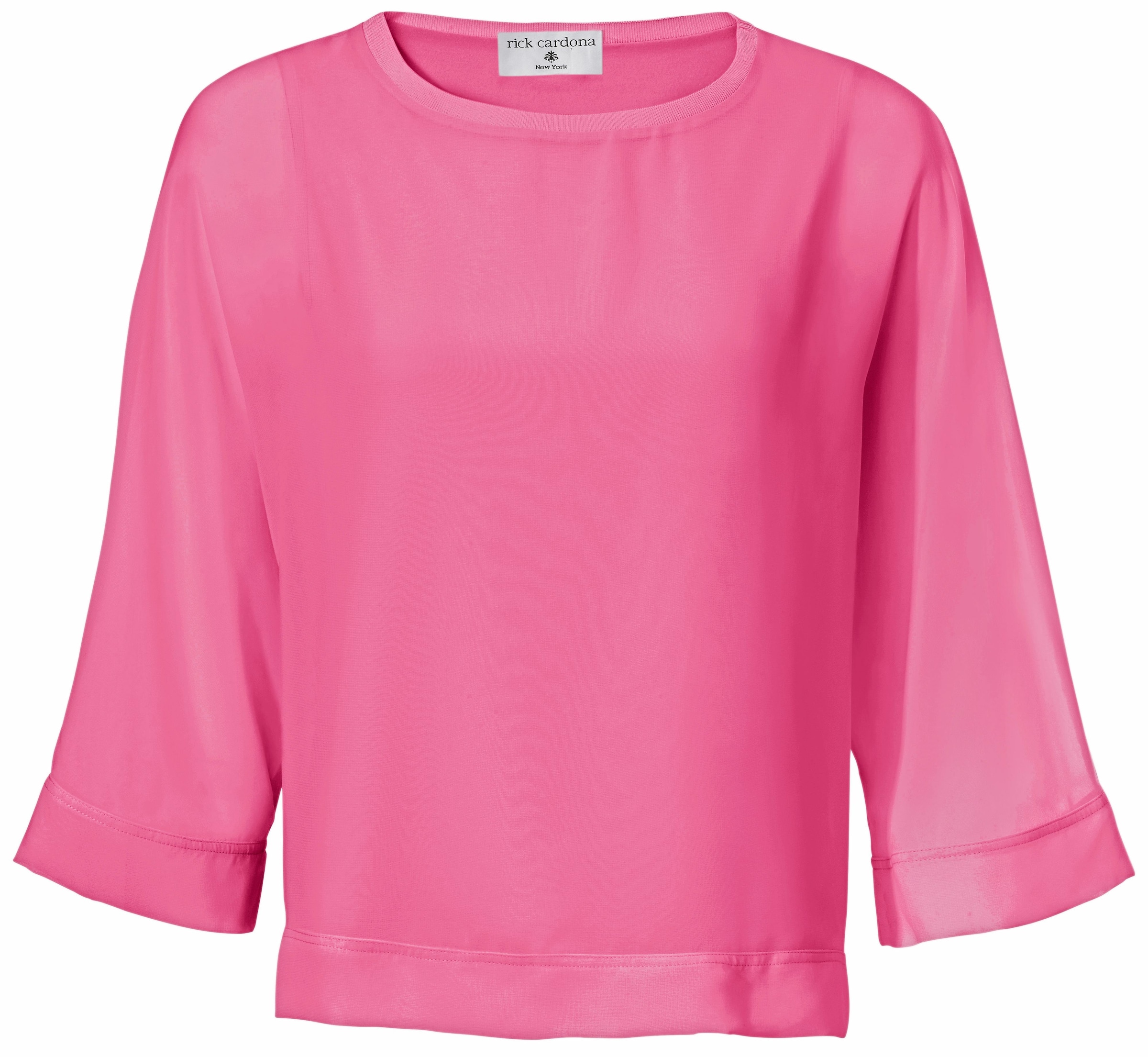 heine Μπλούζα σε ροζ: μπροστά