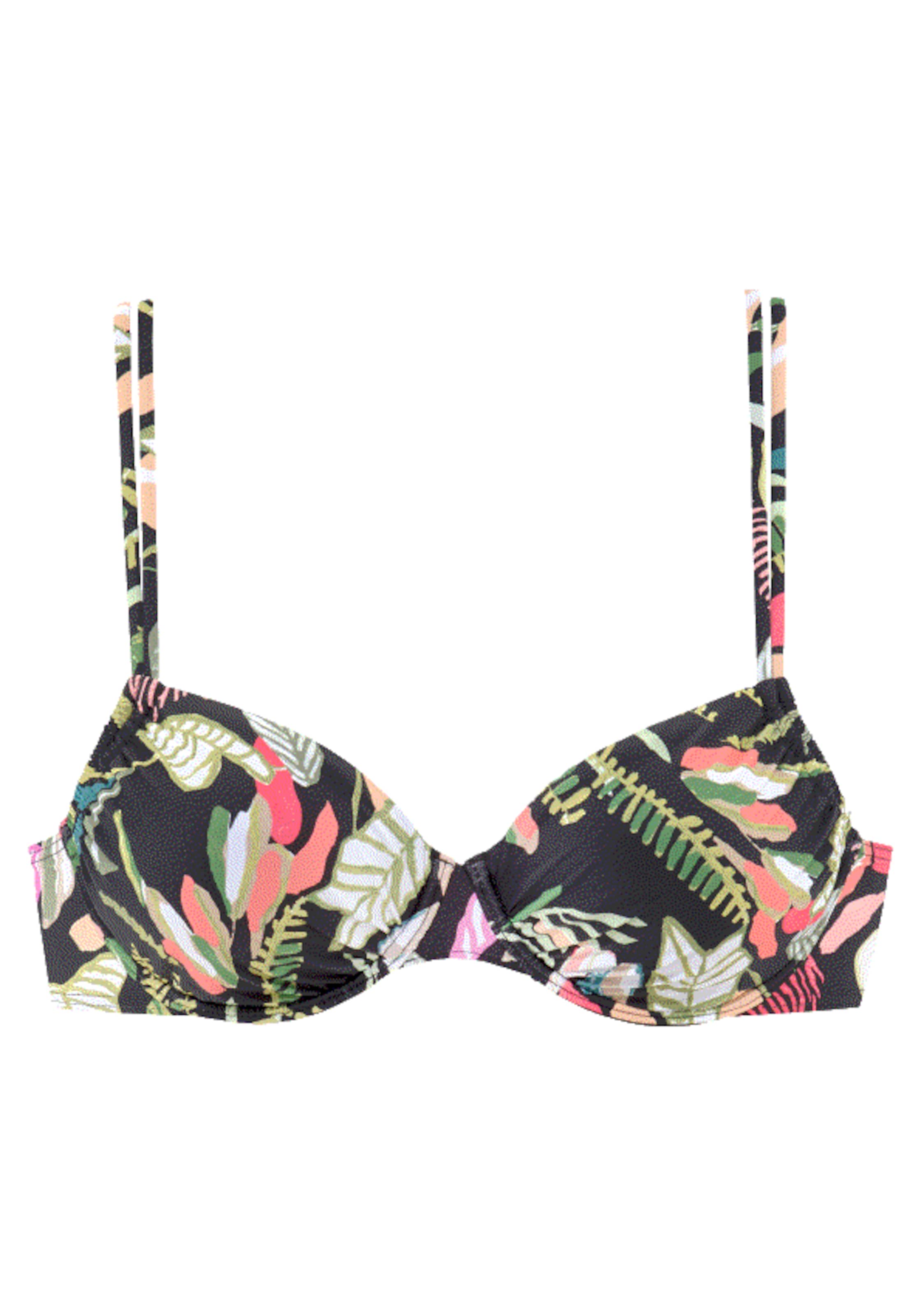 s.Oliver T-shirt Bikinioverdel i sort: forside