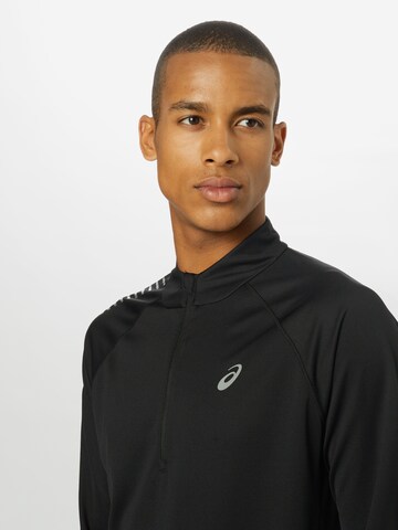 ASICS Regular Fit Sweatshirt in Schwarz