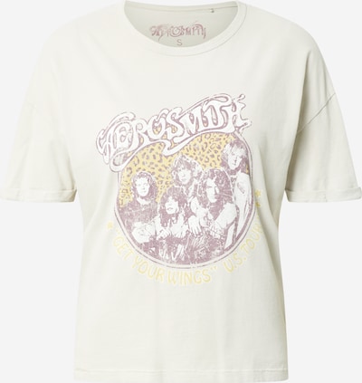 ONLY T-Shirt ''Aerosmith'' in beige / hellgrau / helllila / weiß, Produktansicht