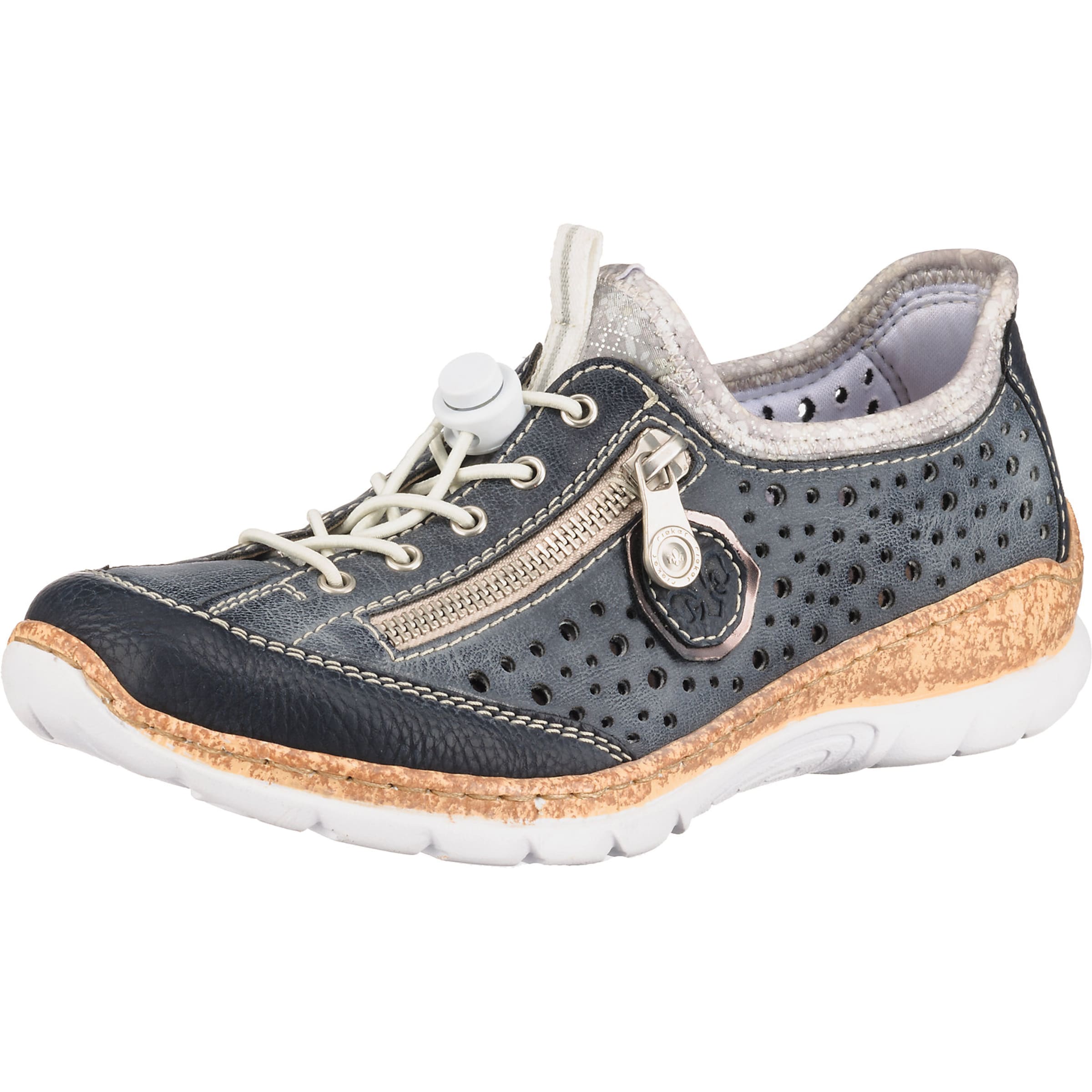 RIEKER - Halbschuhe in dunkelblau