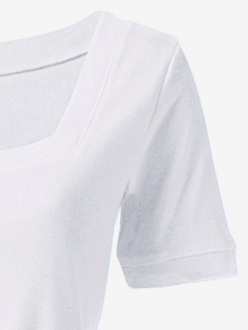 heine Carré-Shirt in Weiß