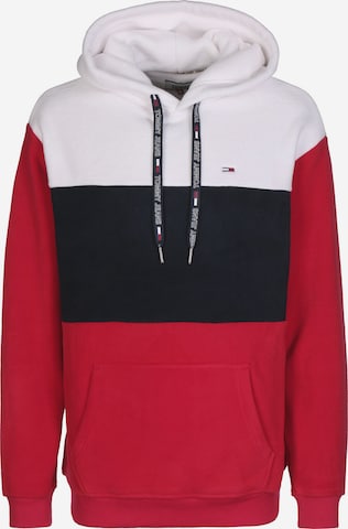 Tommy Jeans Sweatshirt 'Bold Stripe' in Rot: predná strana