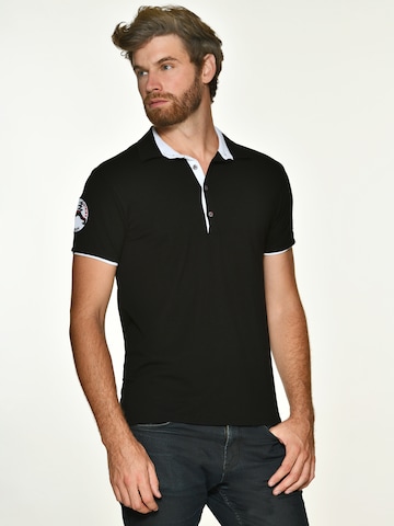 TOP GUN Polo 'Heaven' in Schwarz: predná strana