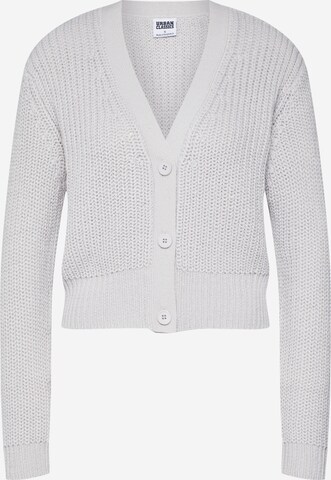 Urban Classics Knit Cardigan in Grey: front