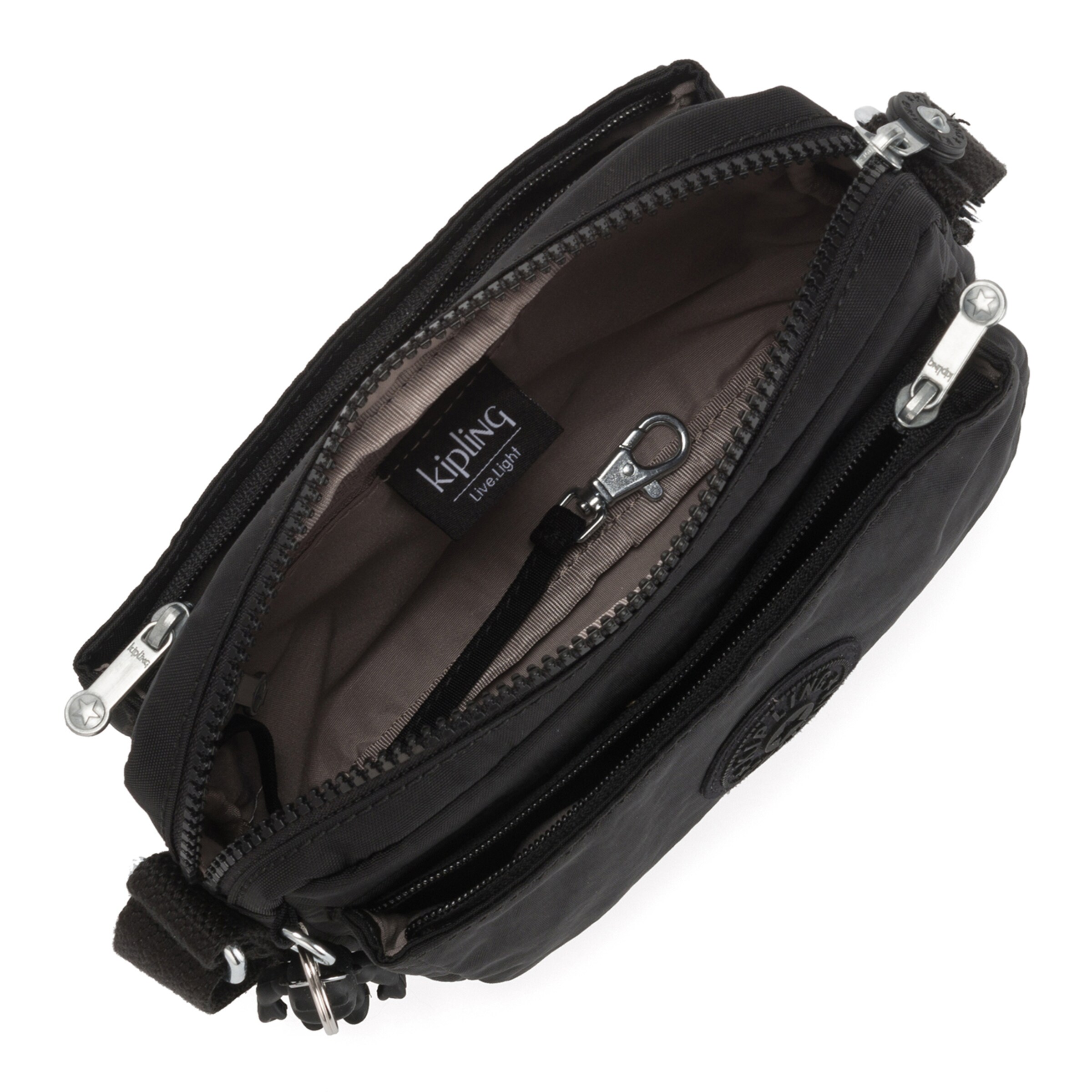 KIPLING Τσάντα ώμου 'ABANU' σε μαύρο