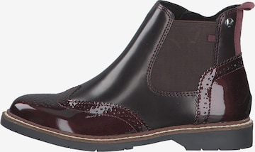 s.Oliver Chelsea boots in Rood