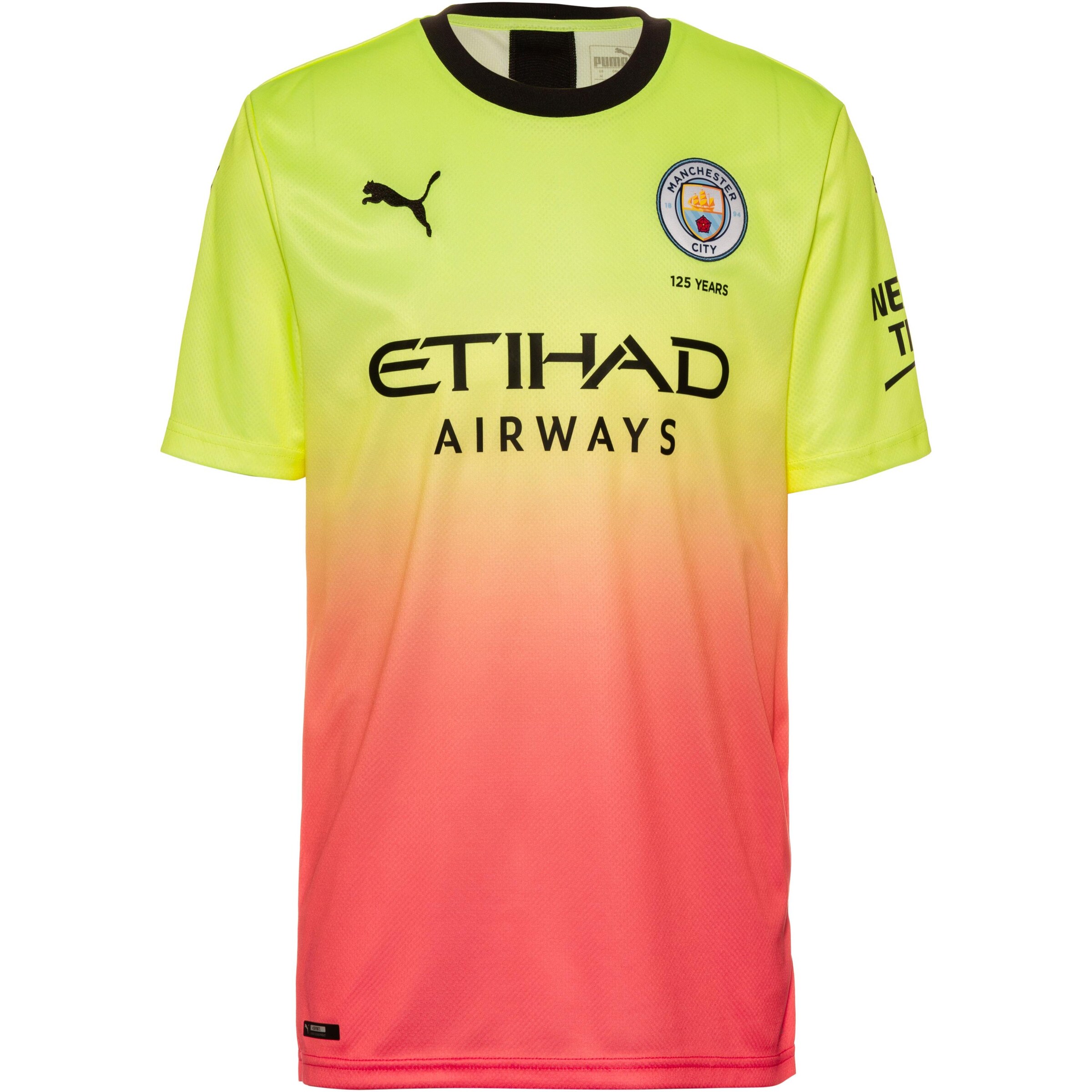 PUMA - Fußballtrikot 'Manchester City 19/20 3rd' in limone
