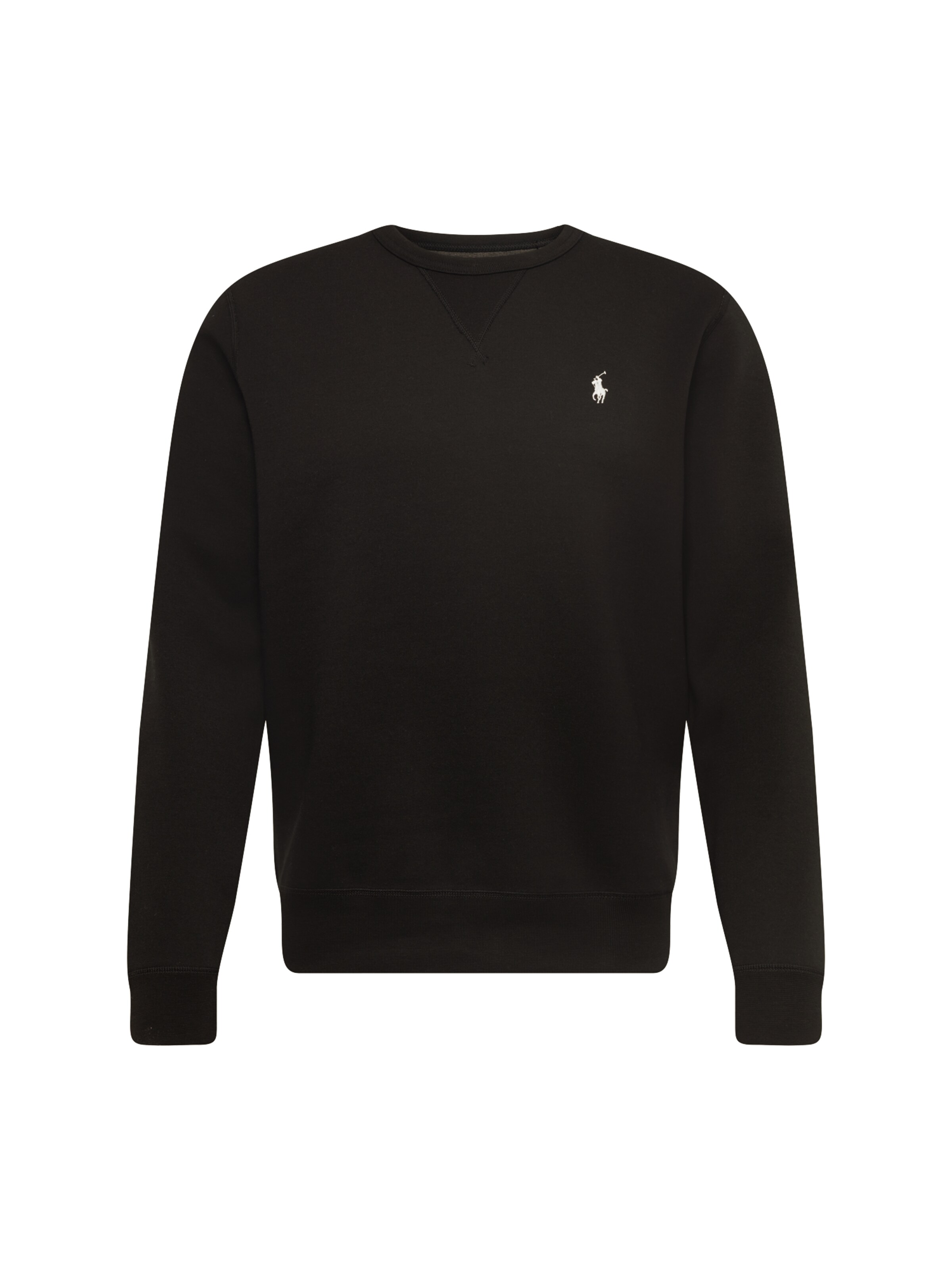 POLO RALPH LAUREN - Sweatshirt 'LSCNM6-LONG SLEEVE-KNIT' in de kleur Zwart