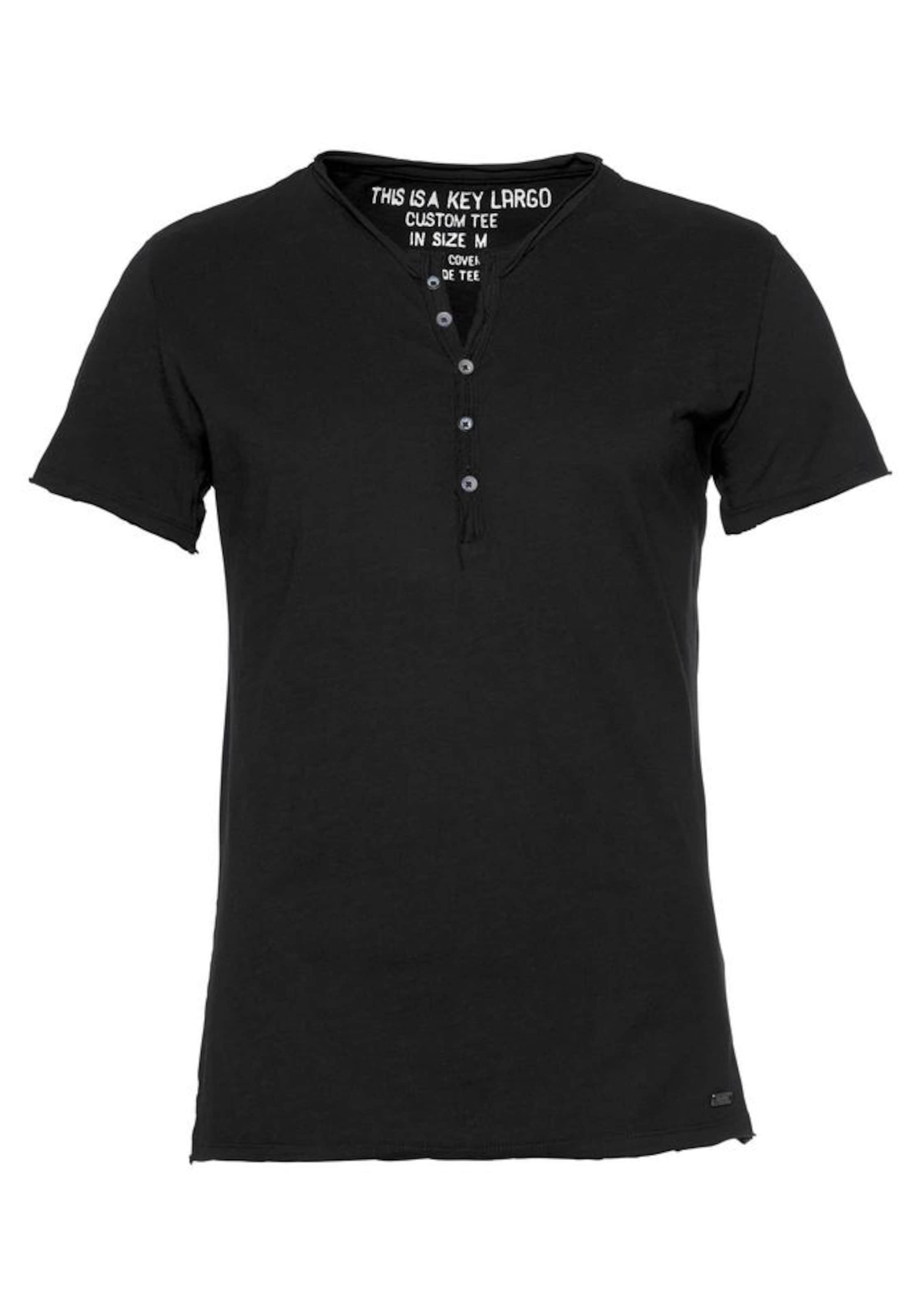 Key Largo Μπλουζάκι 'Lemonade' σε μαύρο: μπροστά