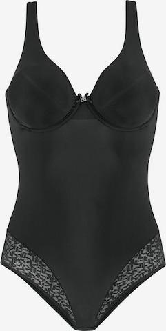 LASCANA Shaping Bodysuit in Black: front