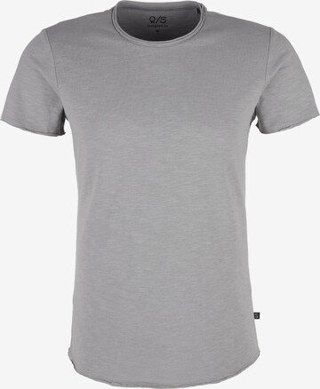 T-Shirt QS en gris : devant