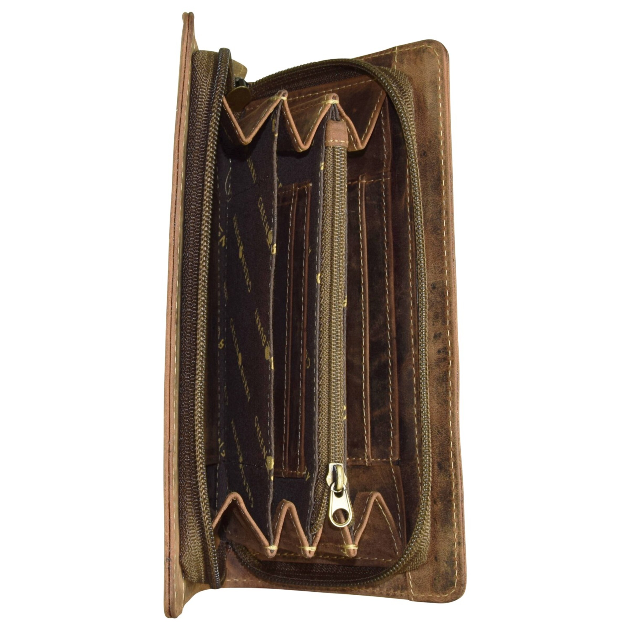 GREENBURRY Portemonnee in Bruin