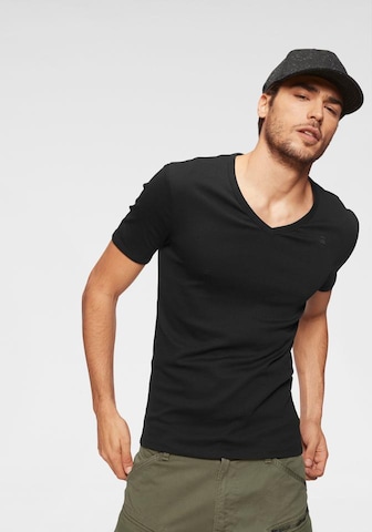 G-STAR Shirt in Zwart: voorkant