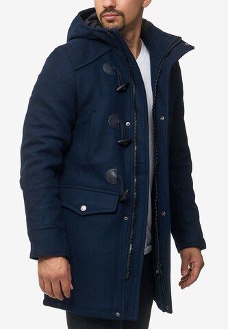 INDICODE JEANS Winter Coat in Blue