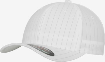 Flexfit Cap 'Pinstripe' in White: front