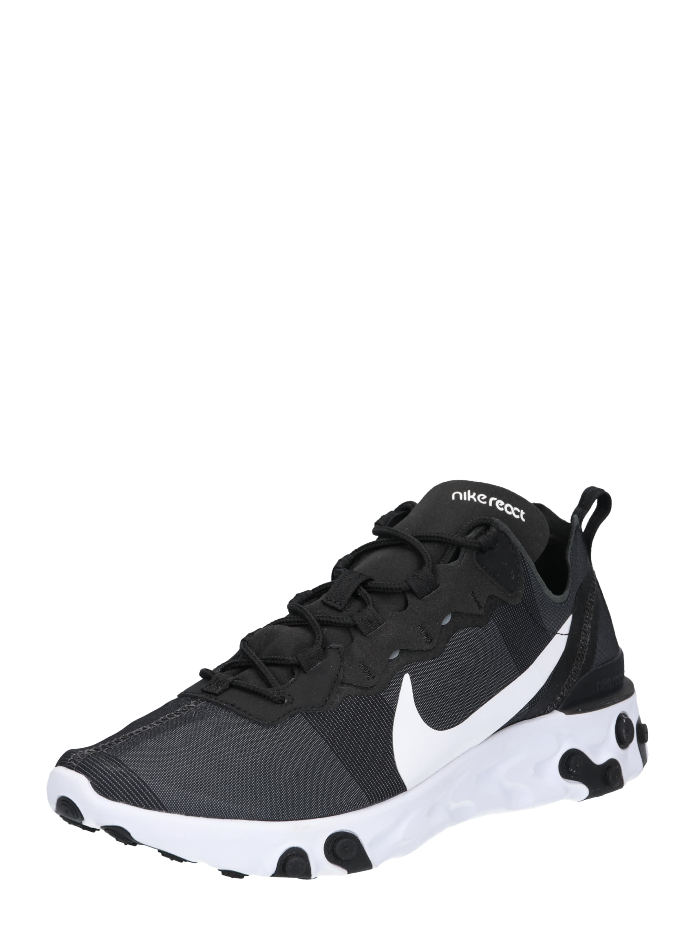 Nike Sportswear - Sneakers laag 'NIKE REACT 55' in de kleur Zwart