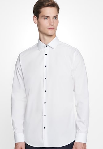 Coupe regular Chemise business SEIDENSTICKER en blanc : devant