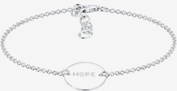 ELLI Armband 'Hope' in Zilver: voorkant