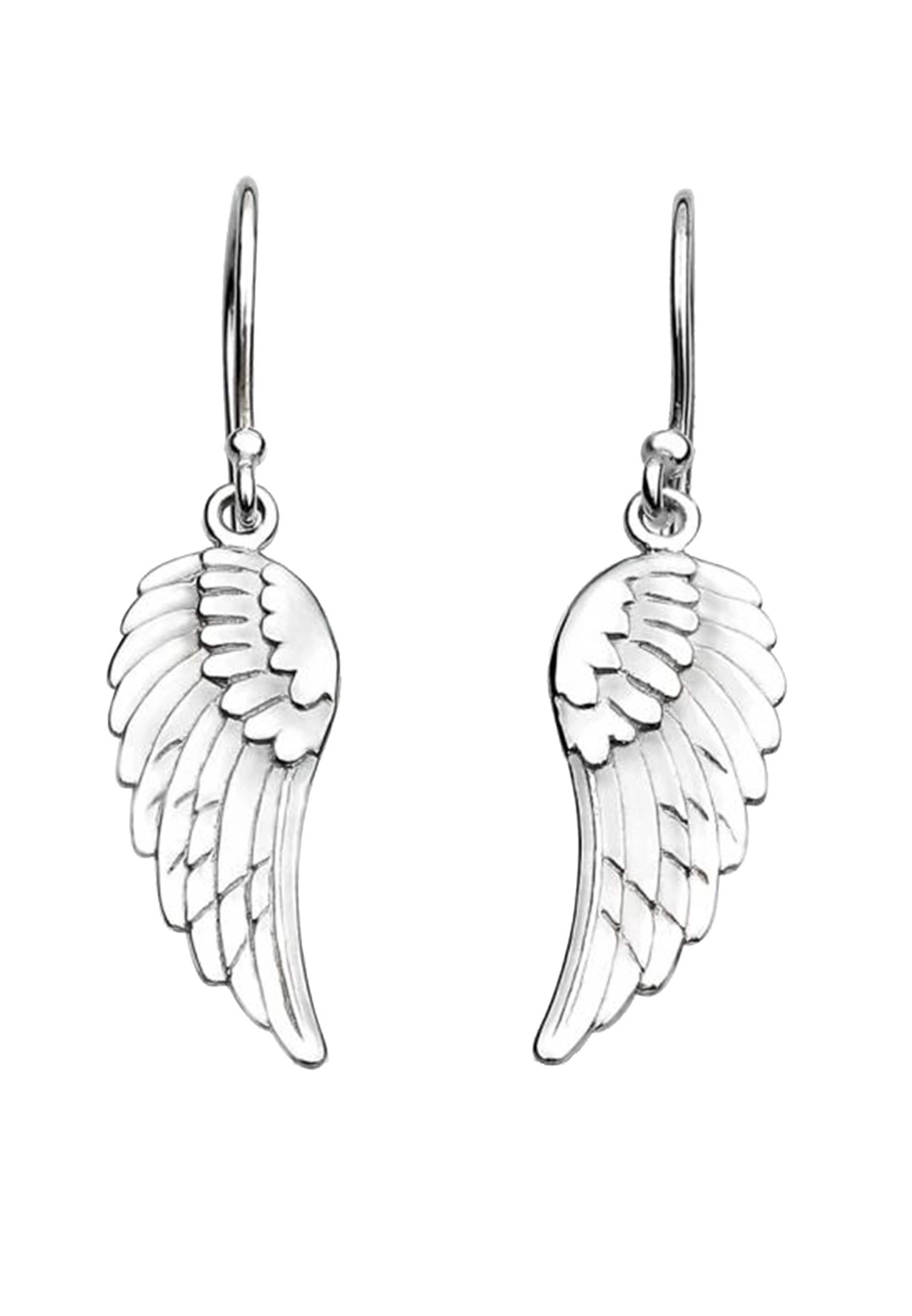 sudrabs Nenalina Auskari 'Flügel': no priekšpuses