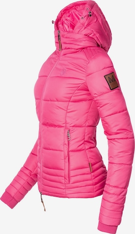 MARIKOO Winter Jacket 'Sole' in Pink: front